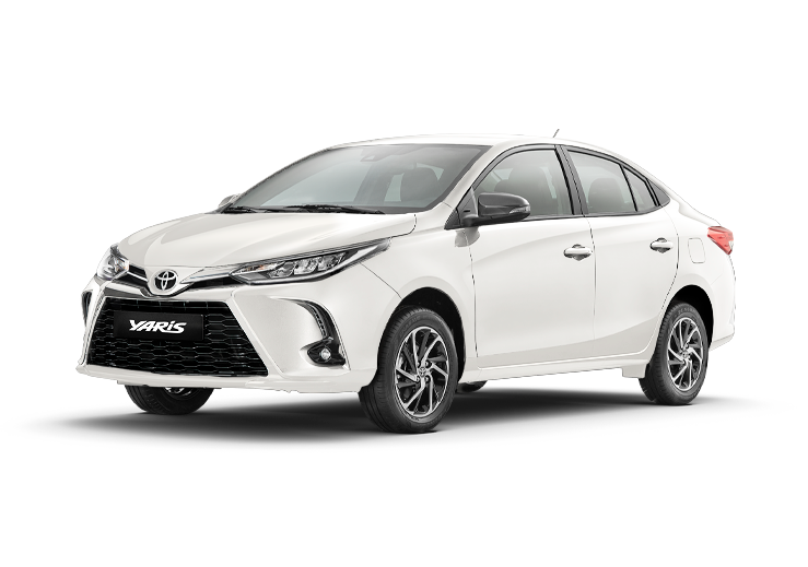 yaris sedan blanco perla