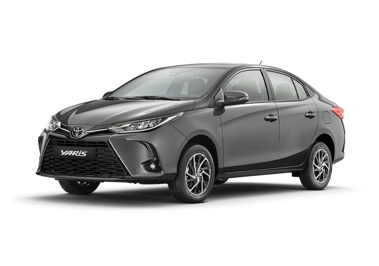 yaris sedan gris metalico