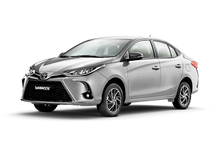 yaris sedan gris plata