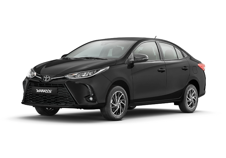 yaris sedan negro mica